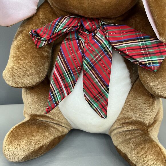 Toys R Us Rabbit Ears Velveteen Bunny Holiday Plush Commonwealth Vintage 80s - Picture 4 of 13